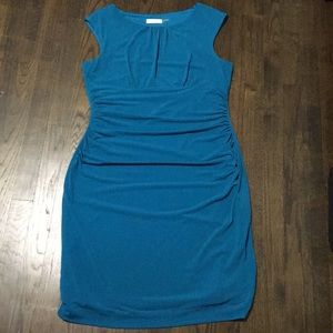 Calvin Klein Blue Midi Dress